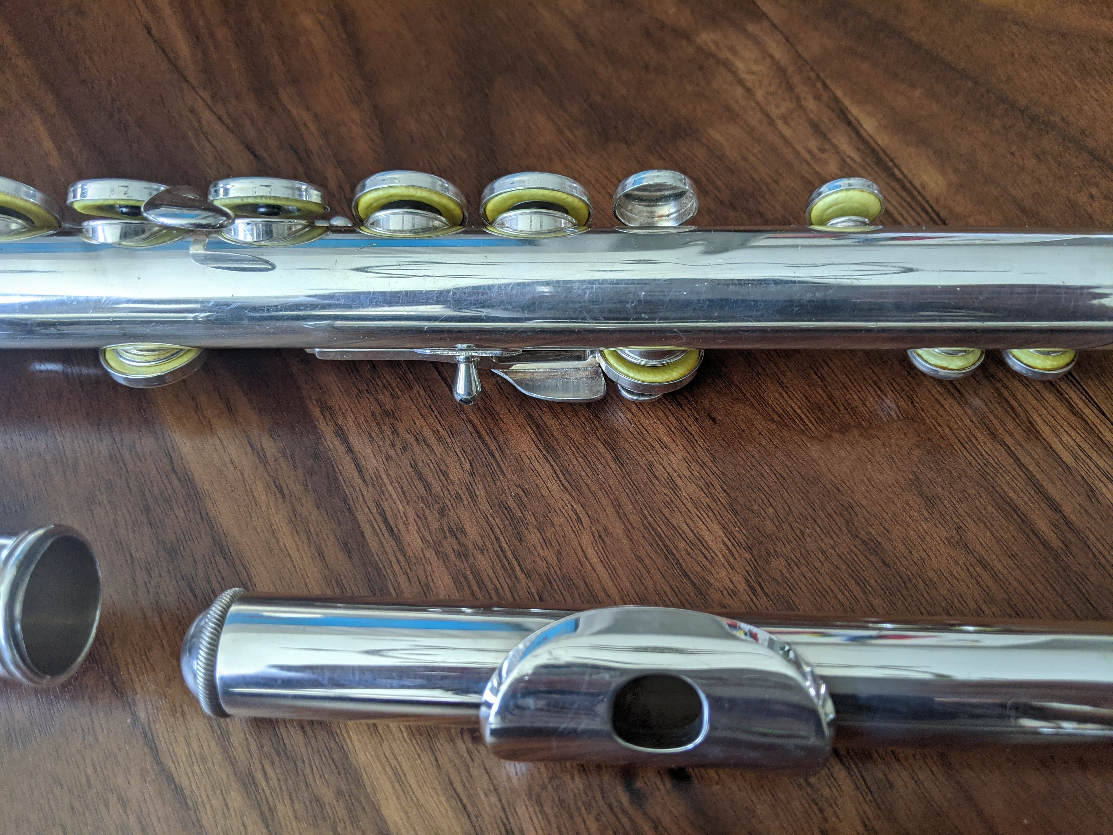 Gemeinhardt 22SP OVERHAULED FLUTE OFFSET G, C FOOT VIDEO DEMO