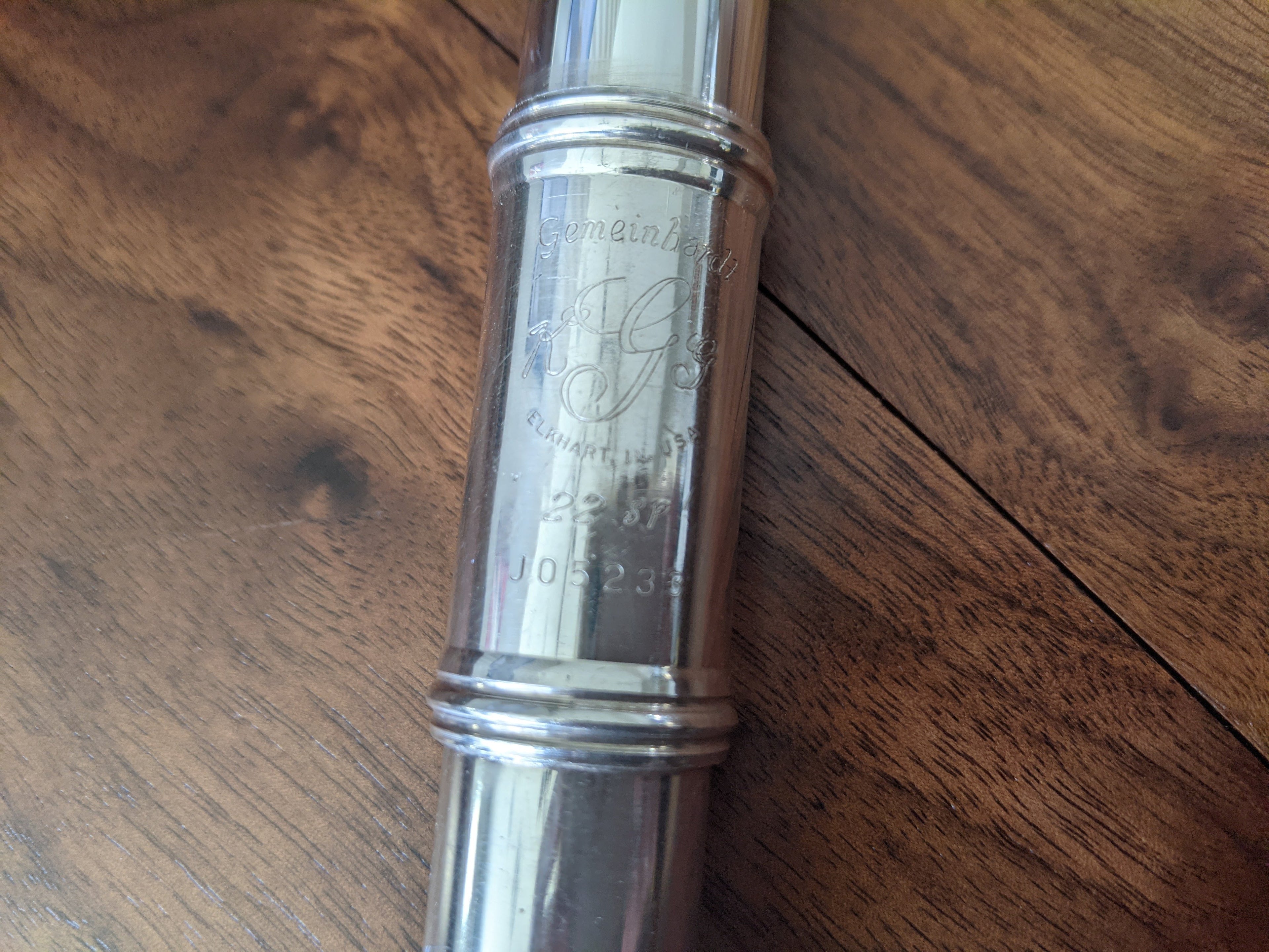 Gemeinhardt 22SP OVERHAULED FLUTE OFFSET G, C FOOT VIDEO DEMO