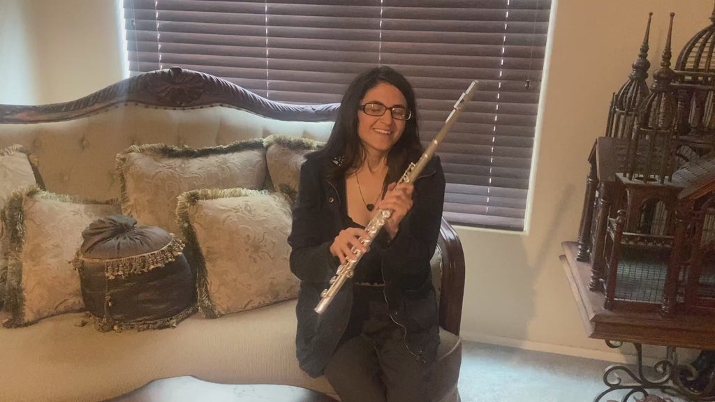 Gemeinhardt 22SP OVERHAULED FLUTE OFFSET G, C FOOT VIDEO DEMO